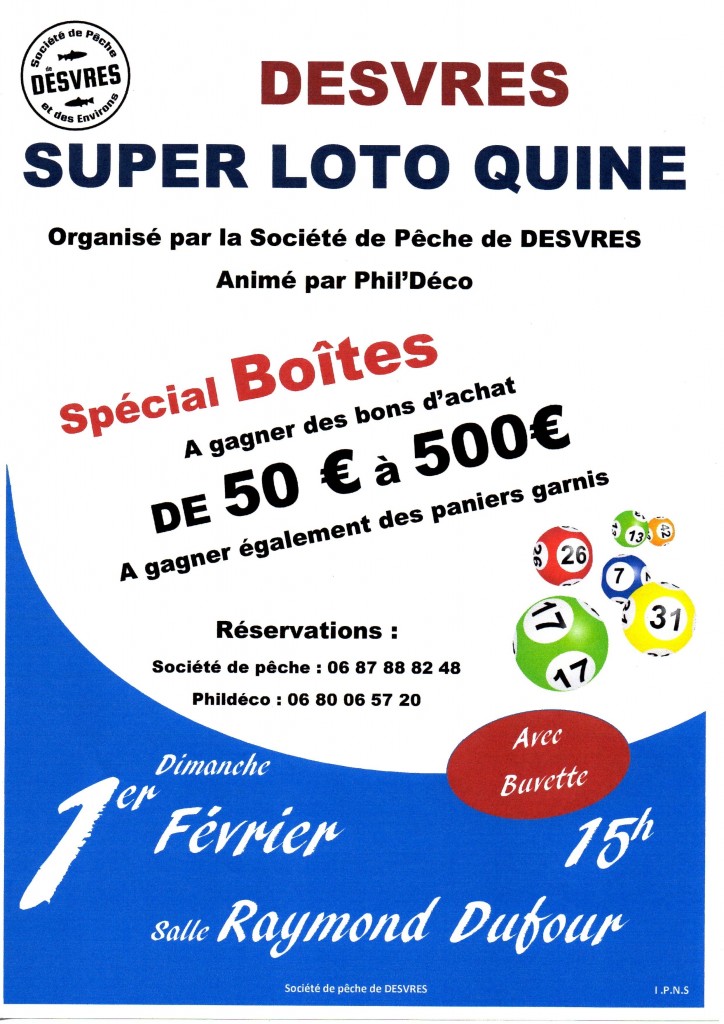 Loto quine 2015 Affiche